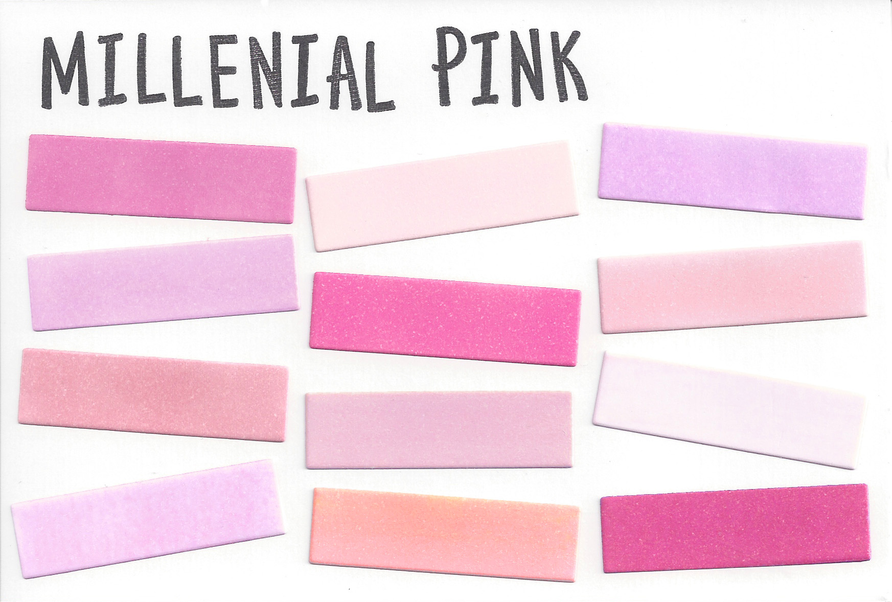 ミレニアルピンク,millennial pink,流行,色,トレンド,カラー,とは,
