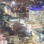 JRタワー展望室T38からの札幌の夜景