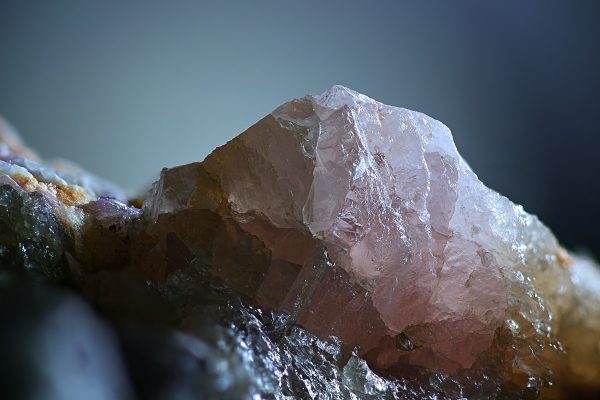 Beryl crystal of the type Morganite from Haapaluoma lithium 