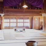 小樽鰊御殿の神棚と大広間